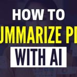 AI Summarize PDFs: 5X Faster Insights VS. Manual Work?