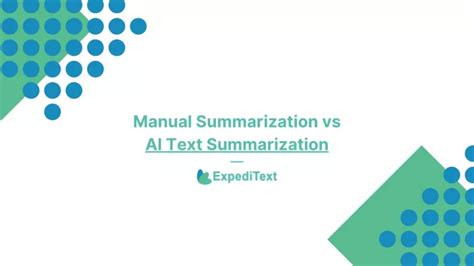 AI PDF Summarization VS Manual Work?