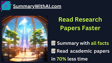 Summarize Research Papers Faster