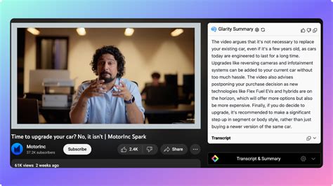 Summarise YouTube Video Now?